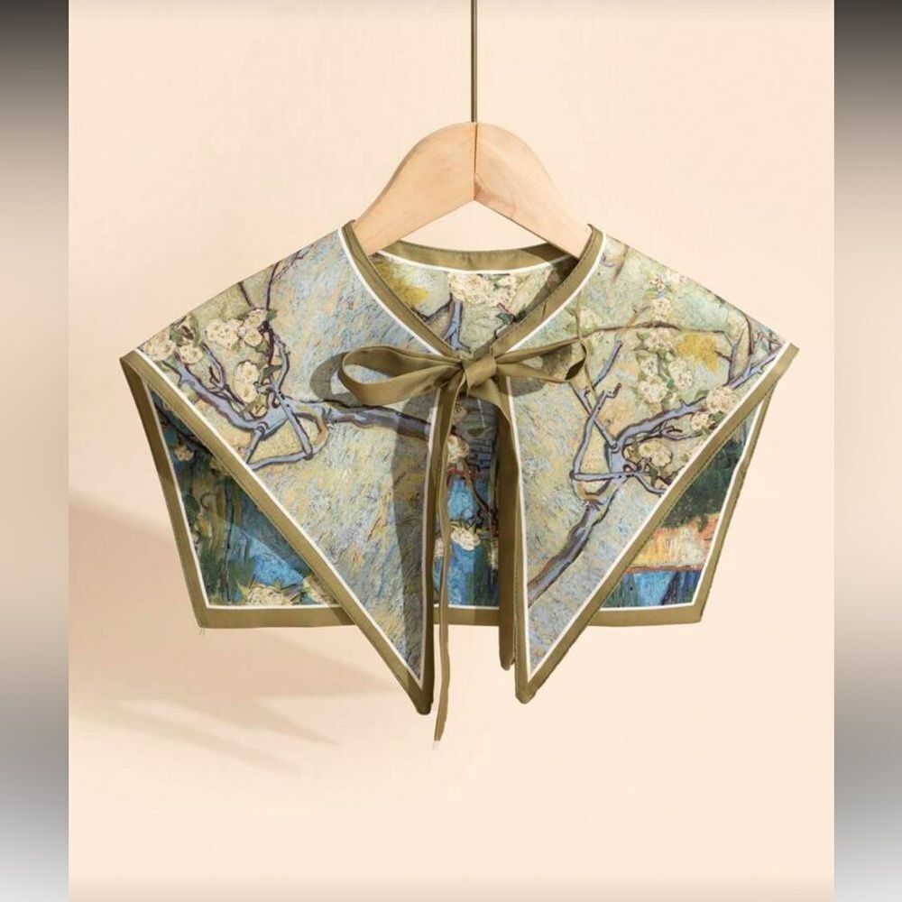 Floral Patterned collar S122
